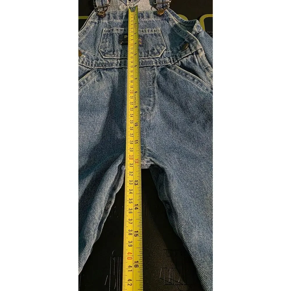 Oshkosh B'Gosh Denim‎ Jeans Bib Overalls Coveralls 12 mos Carpenter